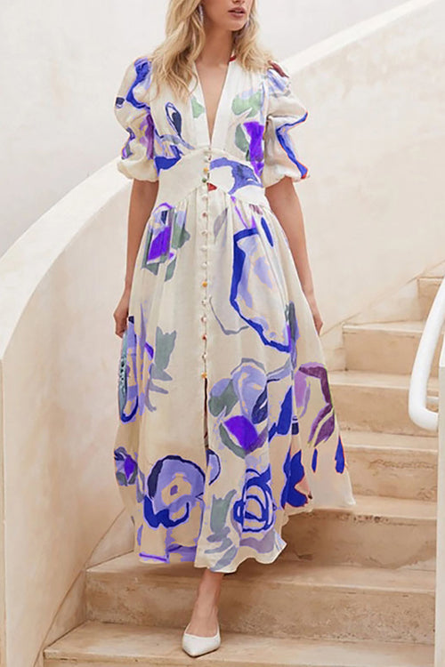 Lilliagirl Fashion Print Swing Dress