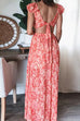 Lilliagirl Summer Fashion Print Long Dress