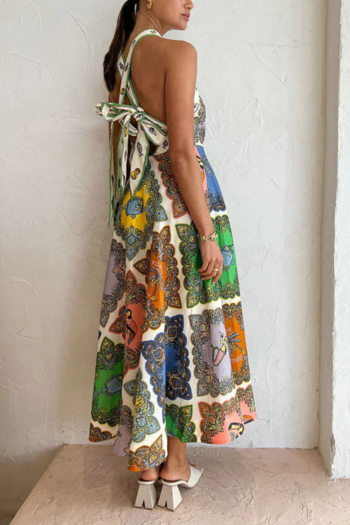 Lilliagirl Sling Fashion Print Dress