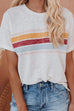 Lilliagirl Striped Casual T-shirt Top
