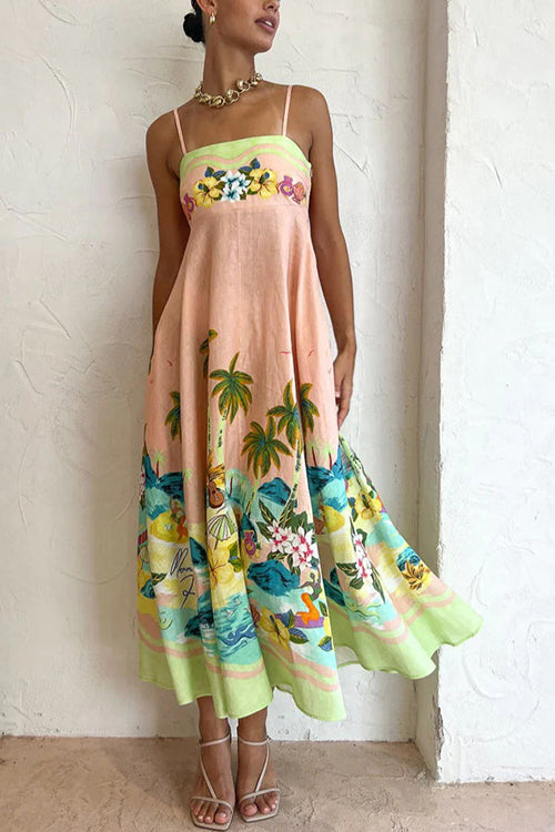 Lilliagirl Sling Print Resort Dress
