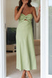 Lilliagirl Fashion Solid Color Tube Top Chic Dress