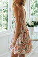 Lilliagirl Fashion V-Neck Casual Short Sleeve Dress