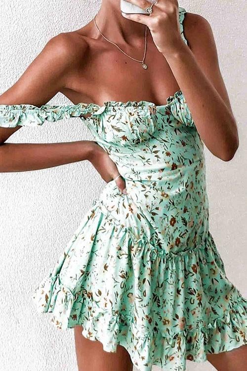 Lilliagirl  Blossom Printed Camisole Mini Dress