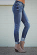 Lilliagirl High Waist Blue Denim Jeans